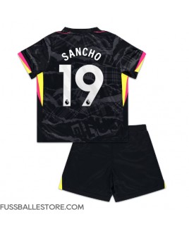 Günstige Chelsea Jadon Sancho #19 3rd trikot Kinder 2024-25 Kurzarm (+ Kurze Hosen)